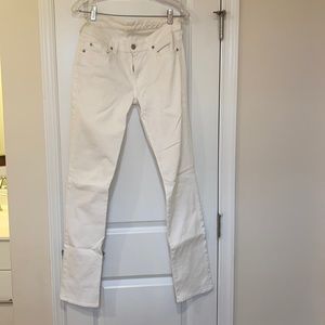 7 for all mankind white jeans